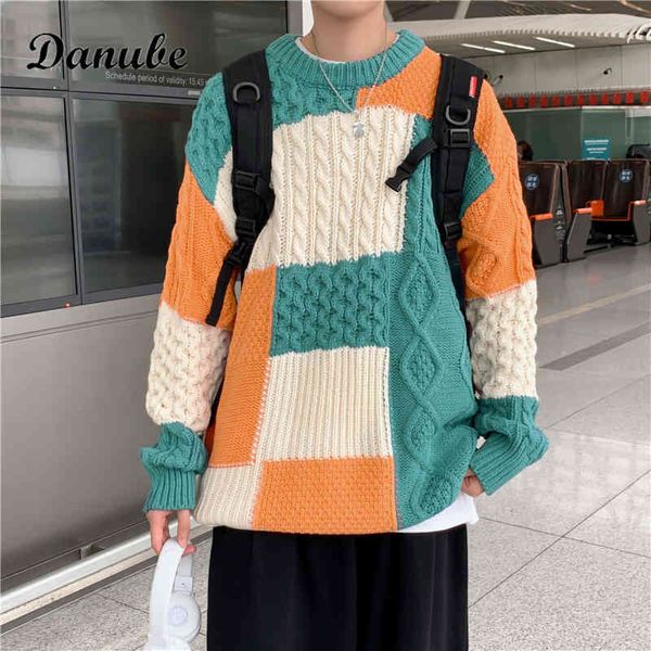 harajuku patchwork sweater mens autumn winter japane style o-neck long sve jacquard pullover male oversized streetwear, Black
harajuku patchwork sweater mens autumn winter japane style o-neck long sve jacquard pullover male oversized streetwear, Black