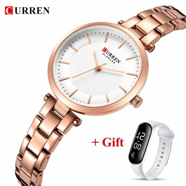 wristwatches curren minimalist quartz watches women rose gold bracelet watch casual slim clock for ladies wristwatch with steel, Slivery;brown
wristwatches curren minimalist quartz watches women rose gold bracelet watch casual slim clock for ladies wristwatch with steel, Slivery;brown