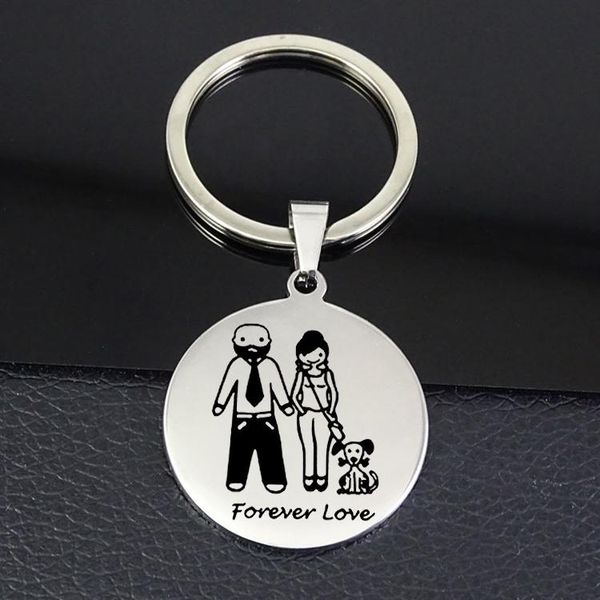 keychains family forever keychain high polished charm keyring jewelry souvenir gift for wife yp6814, Silver
keychains family forever keychain high polished charm keyring jewelry souvenir gift for wife yp6814, Silver