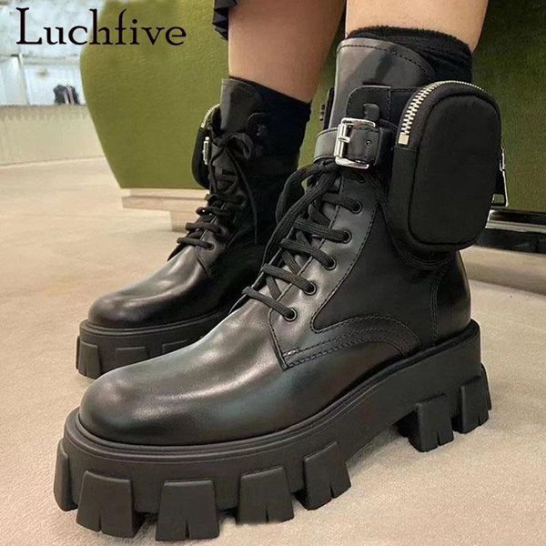 boots pocket motorcycle women genuine leather lace up ankle thick sole platform punk shoes woman black military
boots pocket motorcycle women genuine leather lace up ankle thick sole platform punk shoes woman black military