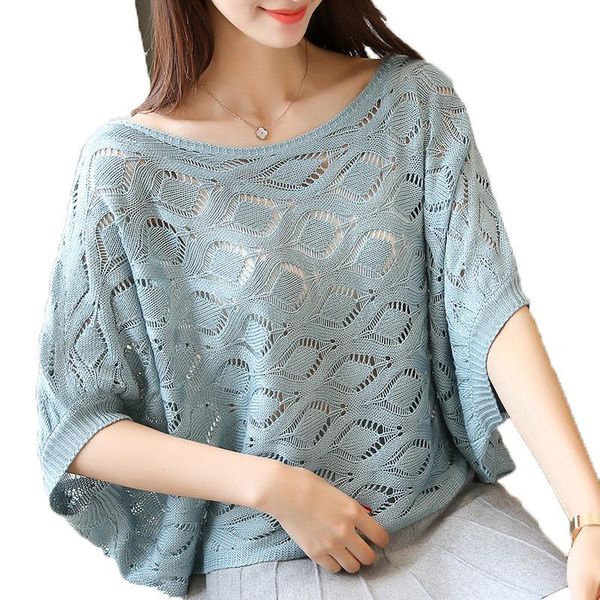 women's sweaters autumn women sweater korean batwing sleeve loose style hollow out pullover knitting pull femme jumper pz1516, White;black
women's sweaters autumn women sweater korean batwing sleeve loose style hollow out pullover knitting pull femme jumper pz1516, White;black