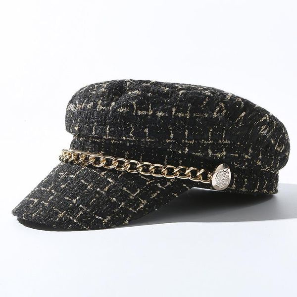 wide brim hats 2021 autumn acrylic military hat sailor cap for women flat female travel cadet captain berets 02, Blue;gray
wide brim hats 2021 autumn acrylic military hat sailor cap for women flat female travel cadet captain berets 02, Blue;gray