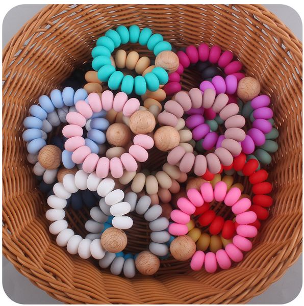 handmade baby infant kids teething ring gift toy silicon beads ring teethers molar training teether
handmade baby infant kids teething ring gift toy silicon beads ring teethers molar training teether