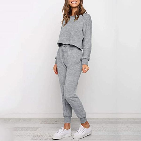 women's two piece pants solid casual tracksuit women sports 2 pieces set sweatshirts pullover hoodies suit 2021 sweatpants trousers out, White
women's two piece pants solid casual tracksuit women sports 2 pieces set sweatshirts pullover hoodies suit 2021 sweatpants trousers out, White