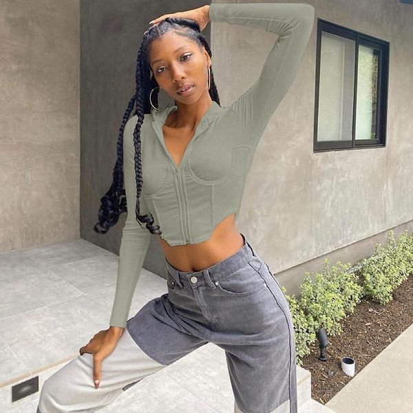 women's hoodies & sweatshirts autumn women casual y2k slim cropped ladies fashion cool corset fish bone pullovers streetwear, Black
women's hoodies & sweatshirts autumn women casual y2k slim cropped ladies fashion cool corset fish bone pullovers streetwear, Black