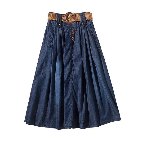 style plus size denim autumn women skirts mid length, Black
style plus size denim autumn women skirts mid length, Black