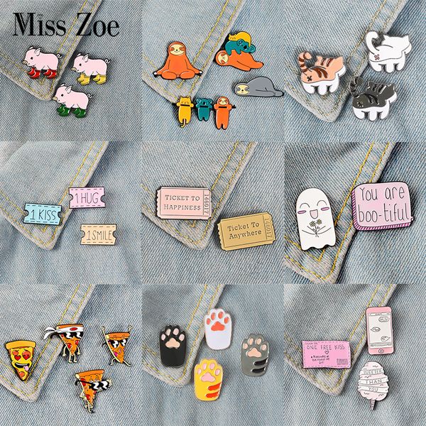 24pcs/set party time enamel pin pizza sloth dog cat paw pig brooch bag clothes lapel pin badge cute cartoon animal jewelry giftdio chan cont, Gray
24pcs/set party time enamel pin pizza sloth dog cat paw pig brooch bag clothes lapel pin badge cute cartoon animal jewelry giftdio chan cont, Gray