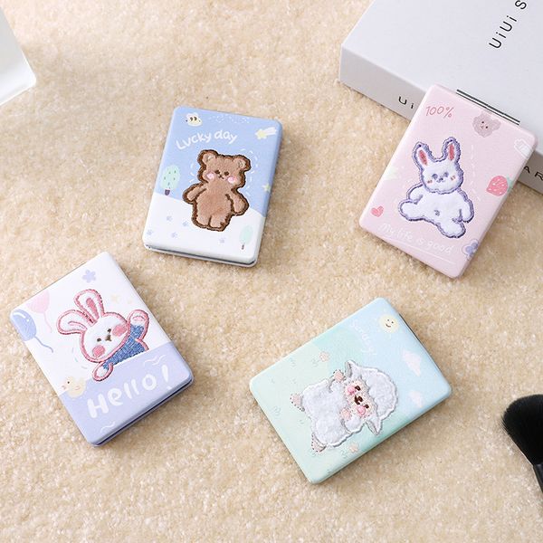 mirrors cartoon embroidered cloth embroidered pu double-sided mirror students lovely girl heart portable make-up mirror hand-held make-up mi
mirrors cartoon embroidered cloth embroidered pu double-sided mirror students lovely girl heart portable make-up mirror hand-held make-up mi