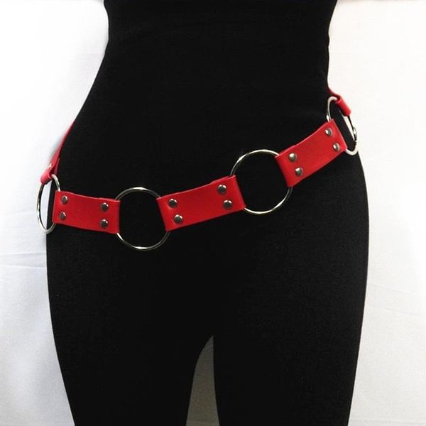 belts fashion women gothic punk waist belt metal circle ring design silver pin buckle leather black waistband jeans, Black;brown
belts fashion women gothic punk waist belt metal circle ring design silver pin buckle leather black waistband jeans, Black;brown