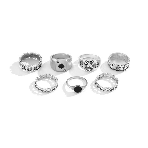 yamog gothic poker letter heart finger rings sets punk alloy flame ellipse star circle ring european geometric ancient silver hand jewelry a, Golden;silver
yamog gothic poker letter heart finger rings sets punk alloy flame ellipse star circle ring european geometric ancient silver hand jewelry a, Golden;silver