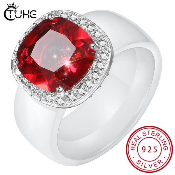 cluster rings big red square pave crystal cz finger for women fashion 8mm healthy never fade ceramic wedding engagement jewelry, Golden;silver
cluster rings big red square pave crystal cz finger for women fashion 8mm healthy never fade ceramic wedding engagement jewelry, Golden;silver