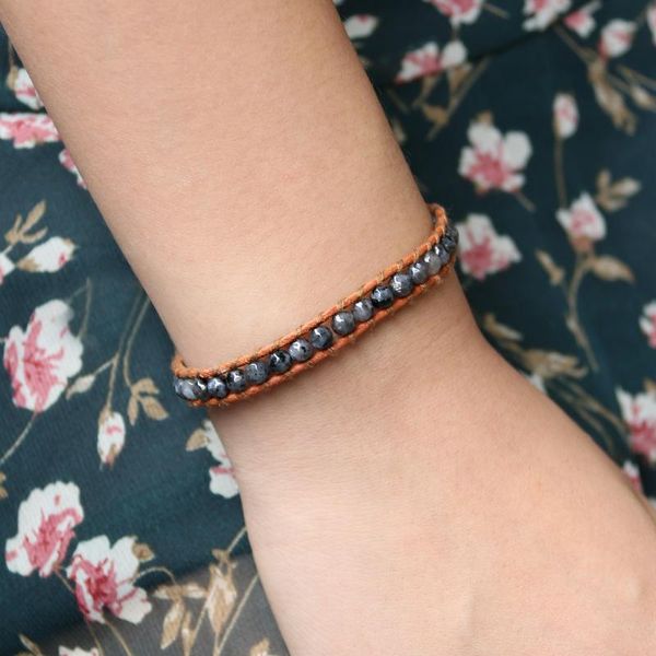 charm bracelets kelitch bracelet natural stone 4mm beaded leather wrap punk jewelry for women undefined anillos men, Golden;silver
charm bracelets kelitch bracelet natural stone 4mm beaded leather wrap punk jewelry for women undefined anillos men, Golden;silver