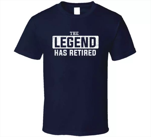 the legend has retired quote cut file, funny gift classic men's t shirt new, White;black
the legend has retired quote cut file, funny gift classic men's t shirt new, White;black