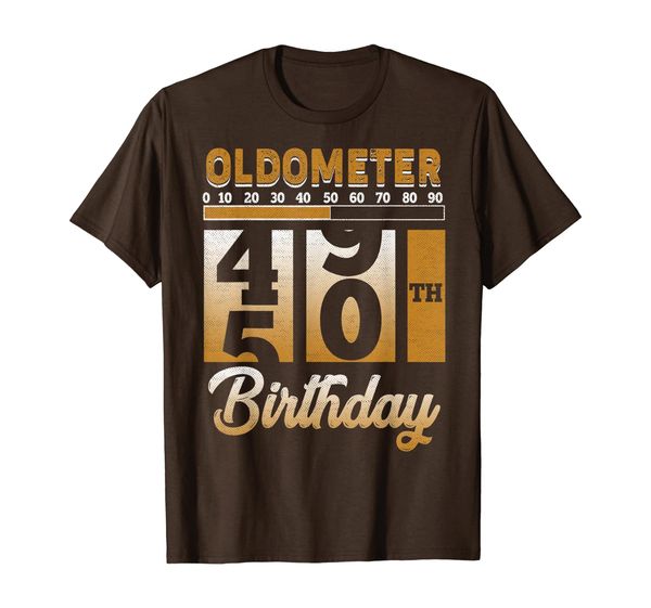 oldometer 49-50 shirt: 50 oldometer t shirt birthday gift t-shirt, White;black
oldometer 49-50 shirt: 50 oldometer t shirt birthday gift t-shirt, White;black
