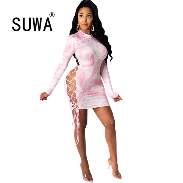 cross lace up hollow autumn pencil dress women long sleeve open back evening party club money dollar print bodycon vestido 210525, Black;gray
cross lace up hollow autumn pencil dress women long sleeve open back evening party club money dollar print bodycon vestido 210525, Black;gray