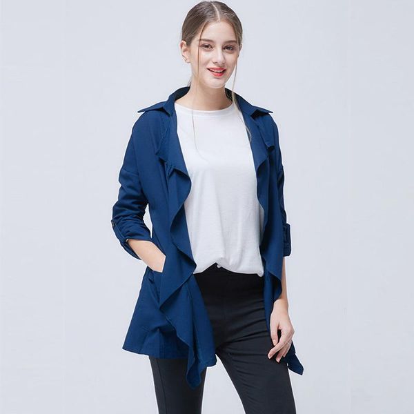 women's trench coats women' windbreakers long coat turn down collar female and blouses soild women autumn abrigos mujer 7xl 6q186, Tan;black
women's trench coats women' windbreakers long coat turn down collar female and blouses soild women autumn abrigos mujer 7xl 6q186, Tan;black