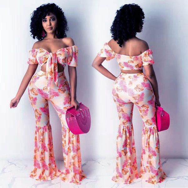 women's two piece pants leaves print women two-piece suit 2021 spring flared and crop matching set female high waist summer outfits, White
women's two piece pants leaves print women two-piece suit 2021 spring flared and crop matching set female high waist summer outfits, White
