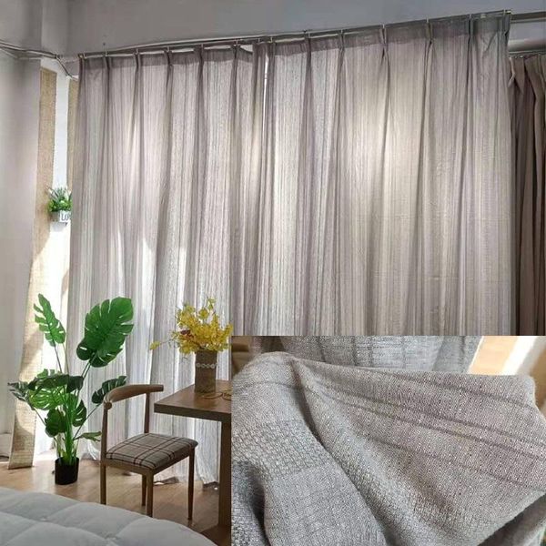 curtain & drapes semi-blackout 100% cotton linen grey cortinas for living room bedroom tiny stripe flax window
curtain & drapes semi-blackout 100% cotton linen grey cortinas for living room bedroom tiny stripe flax window