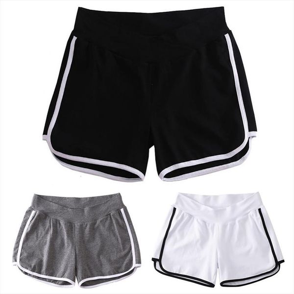 fashion summer casual elastic waistband women short breathable wide leg sports maternity fifth pants, White;black
fashion summer casual elastic waistband women short breathable wide leg sports maternity fifth pants, White;black