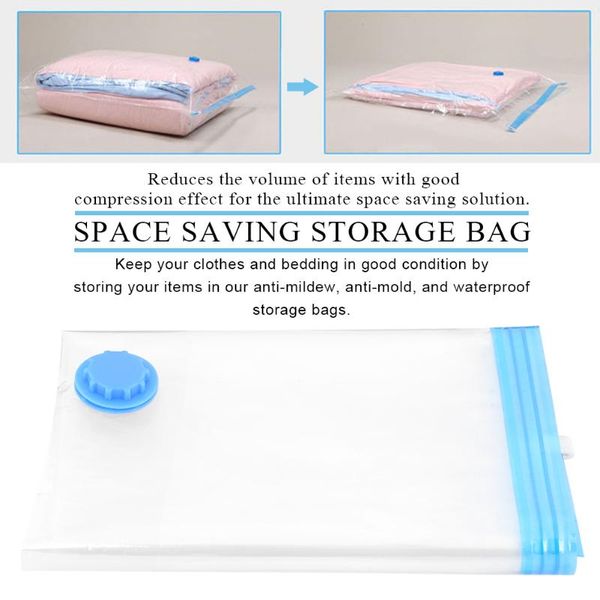 6pcs vacuum compressed space saving storage bags clothes pillow travel organizer clothing & wardrobe
6pcs vacuum compressed space saving storage bags clothes pillow travel organizer clothing & wardrobe