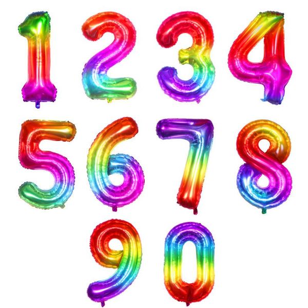 inch foil balloons for happy birthday rainbow jelly balloon wedding party decorations kids gift supplies number 0-9 decoration
inch foil balloons for happy birthday rainbow jelly balloon wedding party decorations kids gift supplies number 0-9 decoration