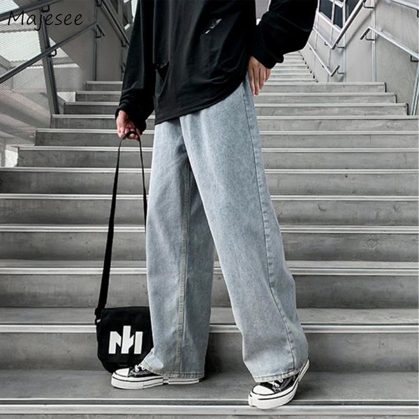 men's jeans men summer vintage wide leg mens trousers denim straight loose solid retro all-match harajuku korean casual high street, Blue
men's jeans men summer vintage wide leg mens trousers denim straight loose solid retro all-match harajuku korean casual high street, Blue