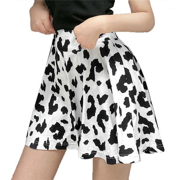 elegant women´s summer mini skirt casual high waist white cow print swing charming a-line short skirts, Black
elegant women´s summer mini skirt casual high waist white cow print swing charming a-line short skirts, Black