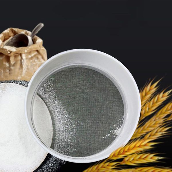 baking & pastry tools 1pc ultra-fine stainless steel mesh sifter manual sieves plastic flour shaker with scrapers kitchen gadget
baking & pastry tools 1pc ultra-fine stainless steel mesh sifter manual sieves plastic flour shaker with scrapers kitchen gadget
