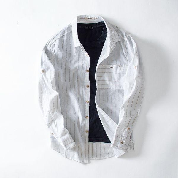 men's t-shirts autumn long-sleeved linen and cotton white striped shirt men fashion trend shirts male chemise camisa kyey, White;black
men's t-shirts autumn long-sleeved linen and cotton white striped shirt men fashion trend shirts male chemise camisa kyey, White;black