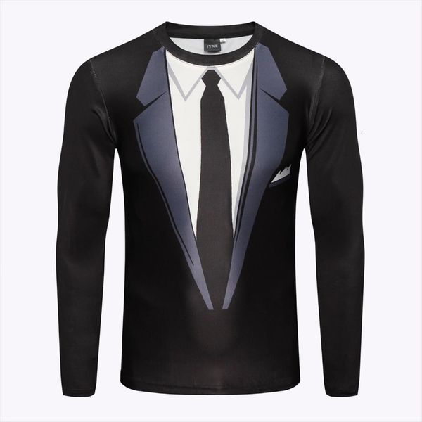 3d suit long sleeved three men t shirts dimensional printing fake two piece stretch graduation creative, White;black
3d suit long sleeved three men t shirts dimensional printing fake two piece stretch graduation creative, White;black