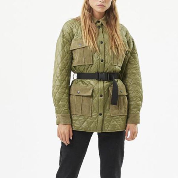 women's down & parkas novalya turn collar women fashion tie belt pockets coats elegant long sleeve cotton jackets female ladies, Black
women's down & parkas novalya turn collar women fashion tie belt pockets coats elegant long sleeve cotton jackets female ladies, Black
