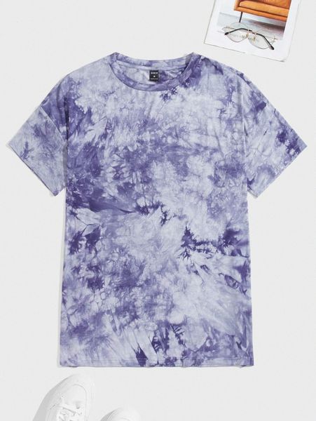 men tie dye tee z7cu#, White;black
men tie dye tee z7cu#, White;black