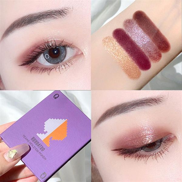 eye shadow 4 colors matte eyeshadow pallete metallic diamond make up pigment highlighter shimmer glitter waterproof
eye shadow 4 colors matte eyeshadow pallete metallic diamond make up pigment highlighter shimmer glitter waterproof