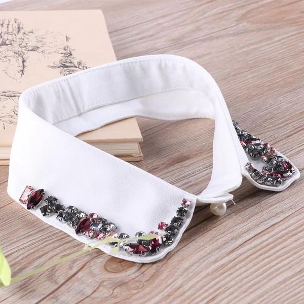 women shirt detachable collars vintage female solid color fake collar decoration false necklace choker decor bow ties, Black;gray
women shirt detachable collars vintage female solid color fake collar decoration false necklace choker decor bow ties, Black;gray