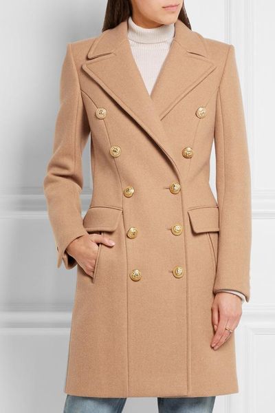 women's wool & blends 2021 autumn winter women solid color military jackets turn down collar double breasted slim woolen coats trench o, Black
women's wool & blends 2021 autumn winter women solid color military jackets turn down collar double breasted slim woolen coats trench o, Black
