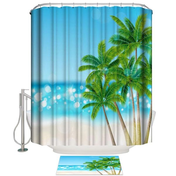 shower curtains bathroom curtain seaside beach palm trees home decoration doormat set
shower curtains bathroom curtain seaside beach palm trees home decoration doormat set
