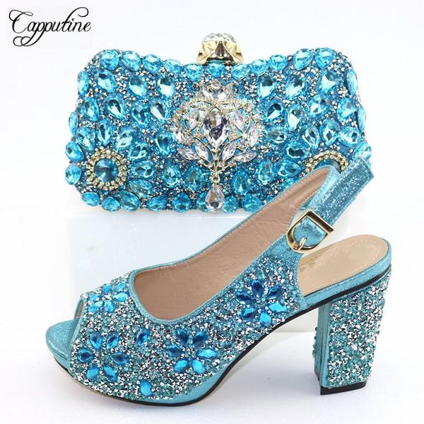 dress shoes fashion sky blue party pump and evening handbag set with luxury stones cr940, heel height 9.3cm, Black
dress shoes fashion sky blue party pump and evening handbag set with luxury stones cr940, heel height 9.3cm, Black