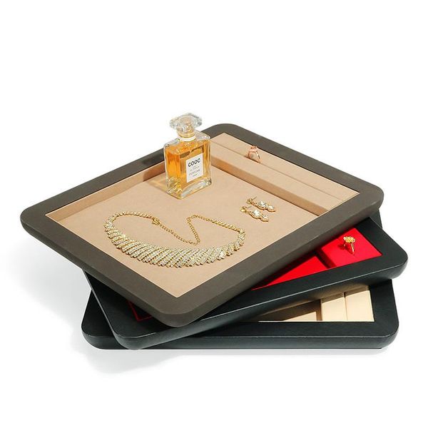 jewelry pouches, bags pu display tray necklace organizer case watch show board box shop jewelrys storage trays, Pink;blue
jewelry pouches, bags pu display tray necklace organizer case watch show board box shop jewelrys storage trays, Pink;blue