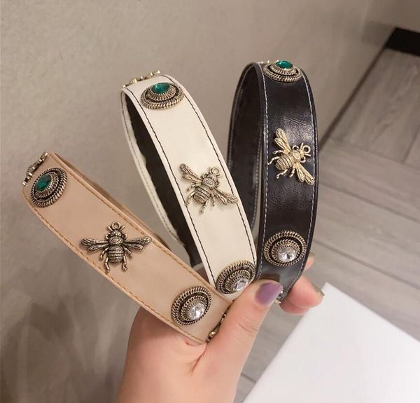 dongdaemun new product fashion retro rhinestone baroque style hair band artificial leather bee fashion temperament hair, Silver
dongdaemun new product fashion retro rhinestone baroque style hair band artificial leather bee fashion temperament hair, Silver