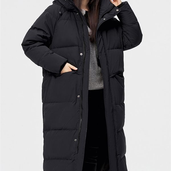 warm winter ladies thick down coats puffer zipper hood long fashion brand jacket 211216, Black
warm winter ladies thick down coats puffer zipper hood long fashion brand jacket 211216, Black