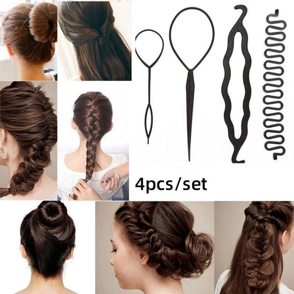 fashion ponytail plastic loop styling tool party girls hair clip stick comb stylediy twist braider tools sets 4pcs/set1, Brown
fashion ponytail plastic loop styling tool party girls hair clip stick comb stylediy twist braider tools sets 4pcs/set1, Brown
