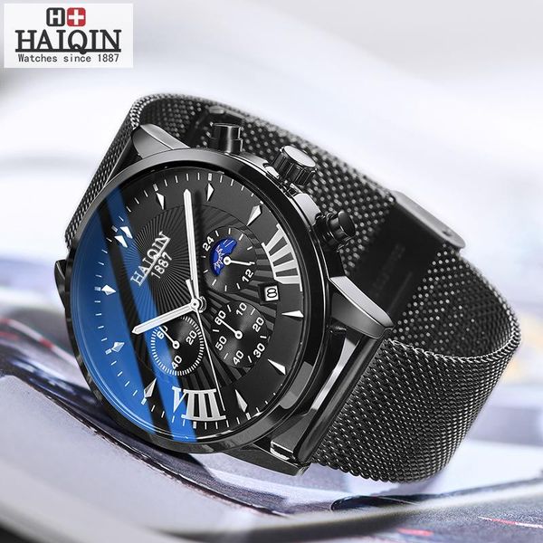wristwatches haiqin quartz men watch watches men's black mesh belt sport wristwatch male mliltary reloj hombres fashion 202, Slivery;brown
wristwatches haiqin quartz men watch watches men's black mesh belt sport wristwatch male mliltary reloj hombres fashion 202, Slivery;brown