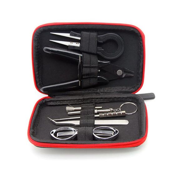 craft tools diy tool kit bag with cigarette organic cotton wire coil jig winding ceramic tweezers pliers for rda e-cigarette accessorie
craft tools diy tool kit bag with cigarette organic cotton wire coil jig winding ceramic tweezers pliers for rda e-cigarette accessorie