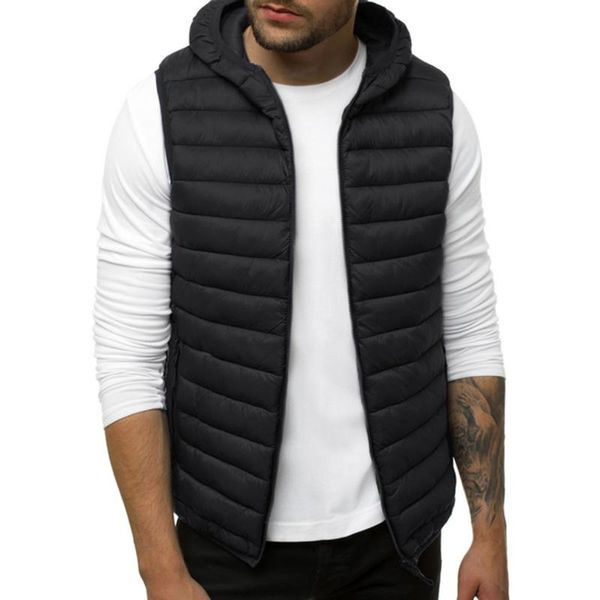 men's vests mens fashion jacket sleeveless vest winter casual slim coats brand clothing cotton-padded men waistcoat, Black;white
men's vests mens fashion jacket sleeveless vest winter casual slim coats brand clothing cotton-padded men waistcoat, Black;white