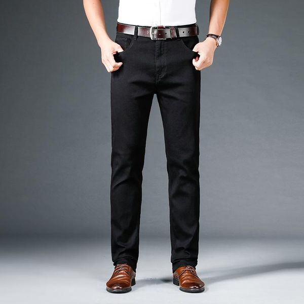 men's jeans black stretch slim fashion cotton straight-leg pants man classic all-match casual boutique plus size clothing, Blue
men's jeans black stretch slim fashion cotton straight-leg pants man classic all-match casual boutique plus size clothing, Blue