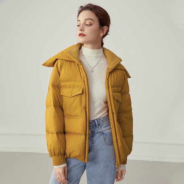 fansilanen waterproof short thermal down jacket women stand collar casual puffer coat winter female feather parka 210607, Black
fansilanen waterproof short thermal down jacket women stand collar casual puffer coat winter female feather parka 210607, Black