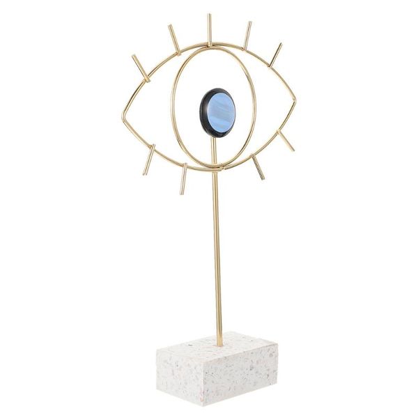 decorative objects & figurines 1pc creative ironwork adornment eye shaped deskornament 
decorative objects & figurines 1pc creative ironwork adornment eye shaped deskornament
