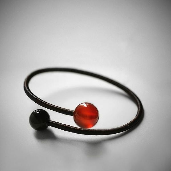 tennis tai chi tibetan buddhism handmade rope braided simple special obsidian bracelet bangle meditation for men and women, Golden;silver
tennis tai chi tibetan buddhism handmade rope braided simple special obsidian bracelet bangle meditation for men and women, Golden;silver