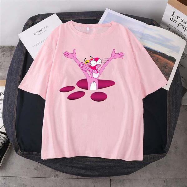 men's t-shirts 2021 round neck cute cartoon pink leopard t-shirt neutral loose summer short-sleeved 14-color pure cotton casual fashion, White;black
men's t-shirts 2021 round neck cute cartoon pink leopard t-shirt neutral loose summer short-sleeved 14-color pure cotton casual fashion, White;black