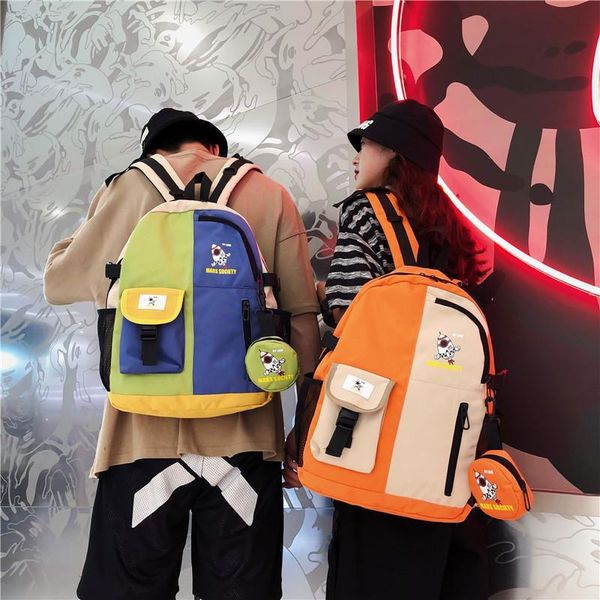 waterproof oxford women backpack contrast color multi-pocket girl's schoolbag female cartoon printing travel bagpack
waterproof oxford women backpack contrast color multi-pocket girl's schoolbag female cartoon printing travel bagpack